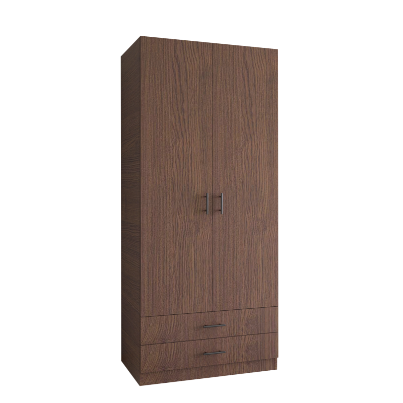 Dulap 2 usi si 2 sertare, H200 x L80 x A52cm, Material Pal 18mm, Culoare Wenge