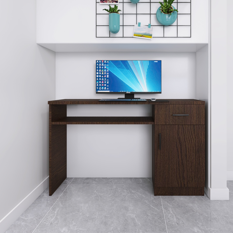 Birou L120 x H80 x A60 cm, Culoare Wenge, Pal 18mm