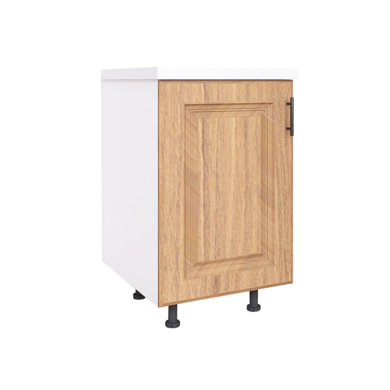 Corp Bucatarie H80 x A50 x L40 cm, Culoare Front  MDF Nuc , Blat Termorezistent