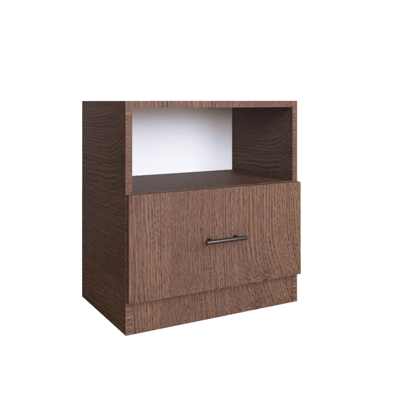 Noptiera Dana H40 cm x L40 cm x A40cm, Culoare Wenge, Pal 18mm